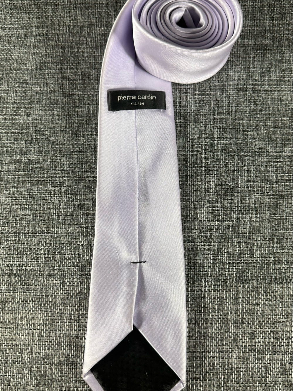 Pierre Cardin Slim Light Lavender Satin Tie